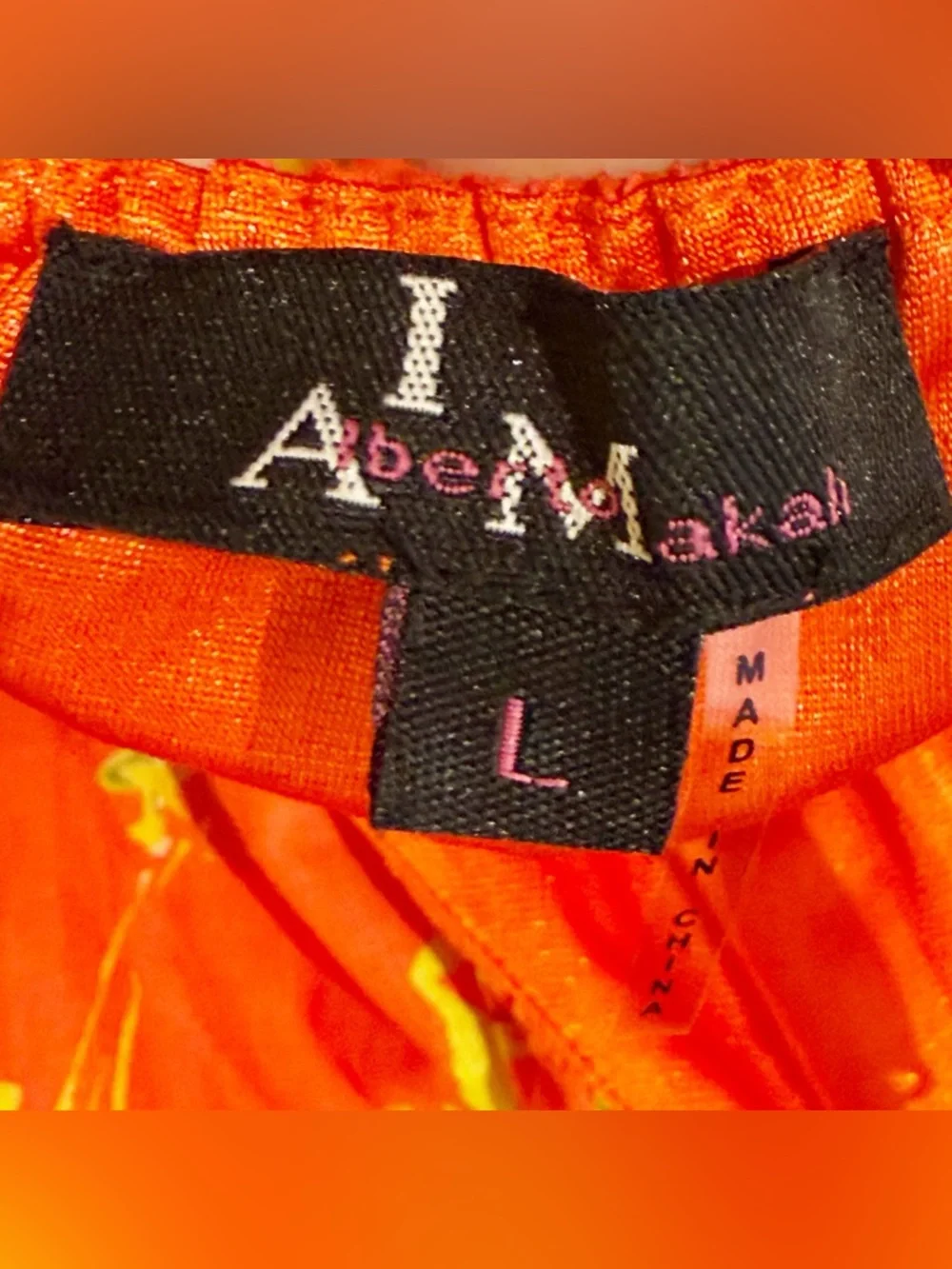 🧡 Alberto Makali Floral Tiered Maxi Dress | Orange | Size L - Picture 7 of 9